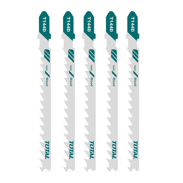 Total Dekupaj Testere Ahşap Kesme Bıçağı 5 li Set TAC51144D - Image 1