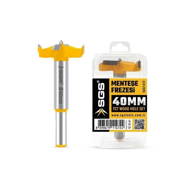 AHŞAP MENTEŞE FREZESİ 40 MM SGS1472 - Image 1