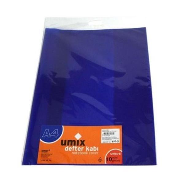Umix Hazır Defter Kabı A4 10Lu Kırmızı - 2 paket - Image 1