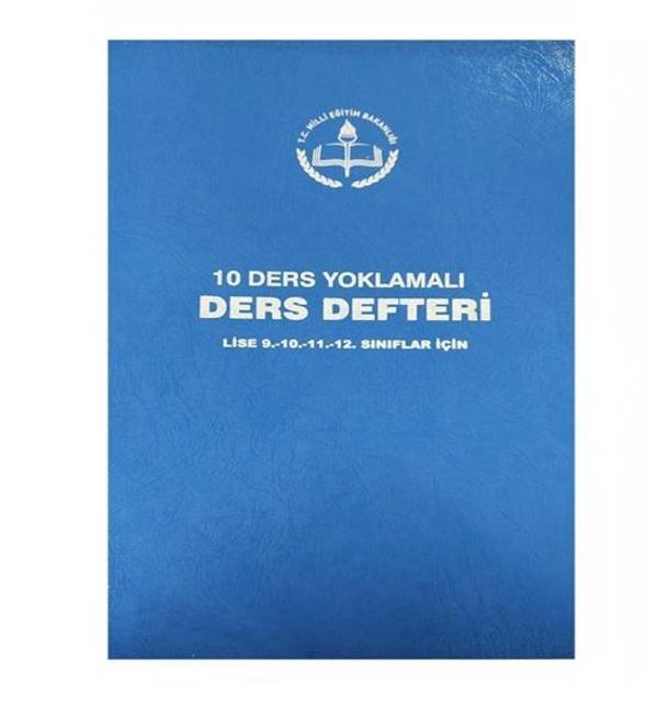 Dilman - Ders Defteri 10 Ders Yoklamalı Plastik Kapak - Image 1
