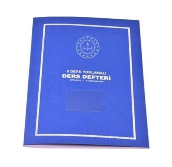 Gülpaş Ders Defteri 6 Ders Yoklamalı Plastik Kapak - 4 adet - Image 1