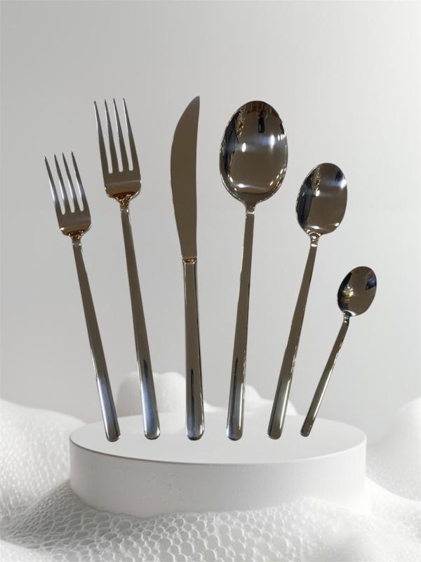 ASLAN ROMA 72 PARÇA 4 MM ÇATAL KAŞIK BIÇAK TAKIMI - Image 1