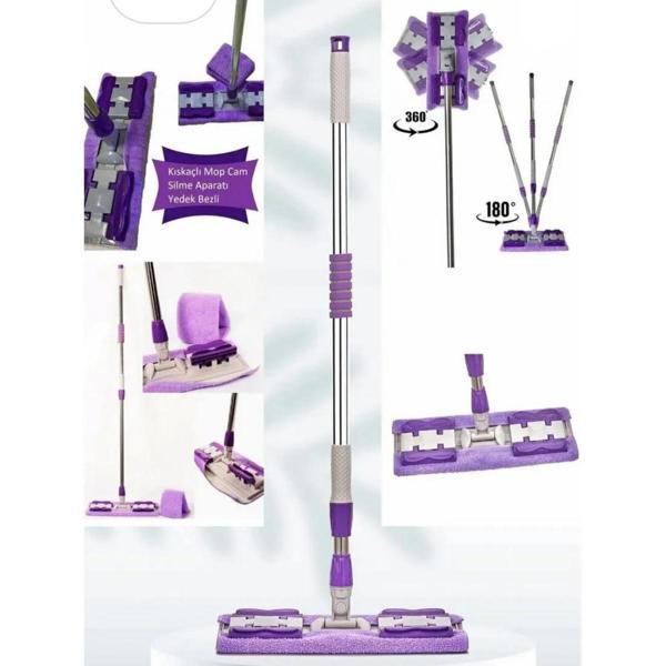 HRZ Teleskopik Mandallı Mikrofiber Sihirli Mop Yüzey Temizleyici - Image 1