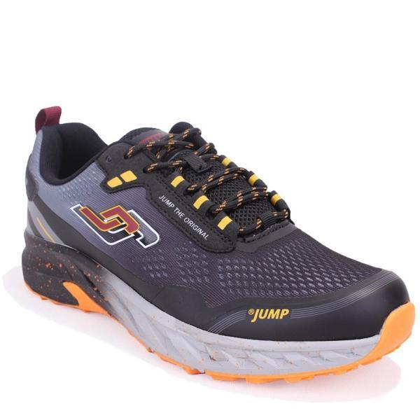 Jump 30519 Siyah Kırmızı Ortopedik Ortopedik Günlük Erkek Spor Ayakkabı - Image 1