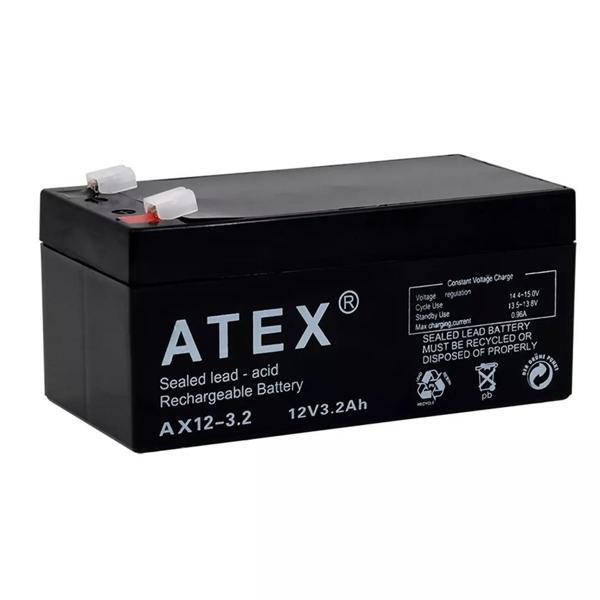 ATEX AX12-3.2 12 Volt - 3.2 Amper Bakımsız Kuru Akü (134x70x60 mm) - Image 1