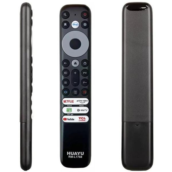 Huayu Tcl RM-L1768 - RC902V - RMR1 Netflix-Prime Video-Guard-Media-Youtube Tuşlu Ses Komutsuz Lcd Led Tv Kumandası - Image 1