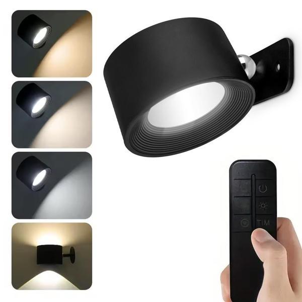 Ledx AL-SK-BD80A Çift Yönlü Kumandalı Duvar Aplik Çalışma Lambası 3000K-4000K-6500K - Image 1