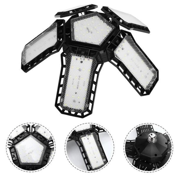 Ledx Ayarlanabilir Açılı 5 Kanatlı 148 Smd Ledli Galaxy Projektör Işığı 60W 6600 Lumen E27 32cm Çap - Image 1
