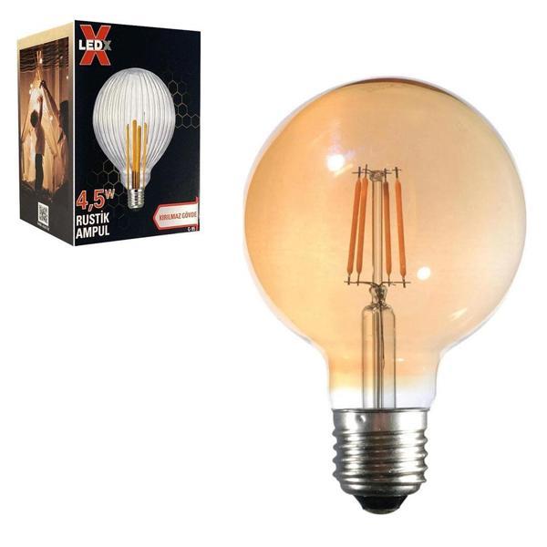 Ledx G-95 Kırılmaz Gövde 4,5 Watt Düz Rustik Ampul - Image 1
