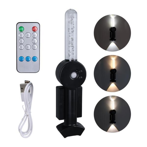 Ledx YD-24060 Mıktanıslı Rgb Renkli Usb Şarjlı 800 mAh 3 Kademeli Işıklı Sensörlü Duvar Aplik        - Image 1