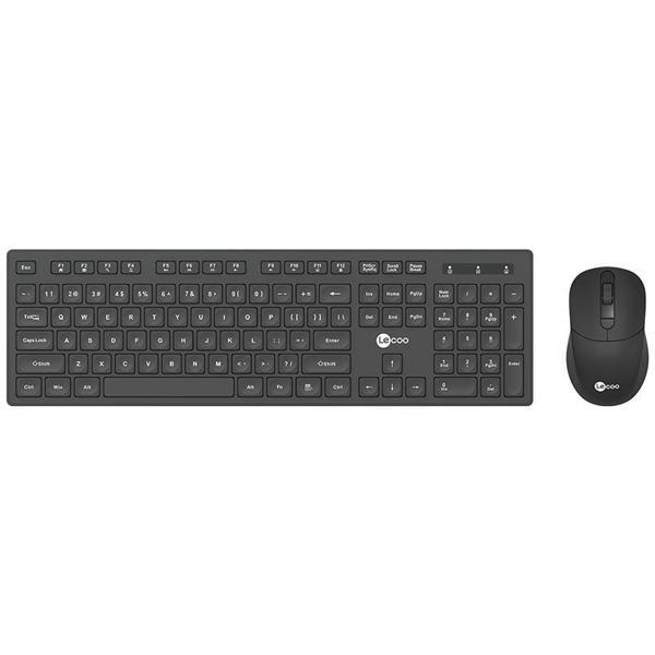 Lenovo Lecoo KW201 Kablosuz Q Klavye - Mouse Set Siyah - Image 1