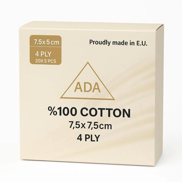 Ada Gaz Kompres 5 li Zarfda 100 lü Steril - Image 1
