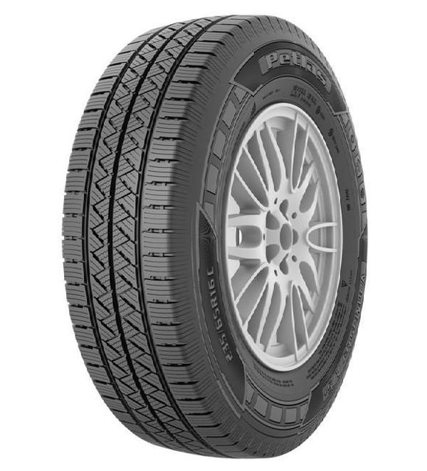 Petlas 225/75 R16 C TL 118/116R 10PR VANMASTER + A/S Kamyonet Dört Mevsim Lastiği (Üretim Tarihi:2025) - Image 1