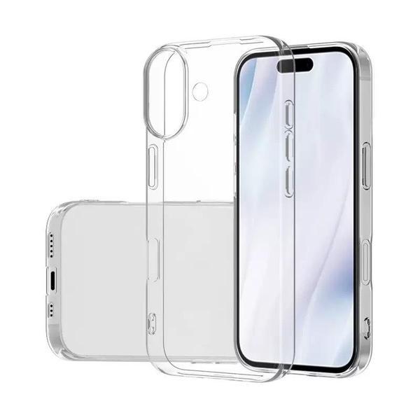 iPhone 17 Kılıf İnce ve Esnek Şeffaf Süper Silikon - Image 1