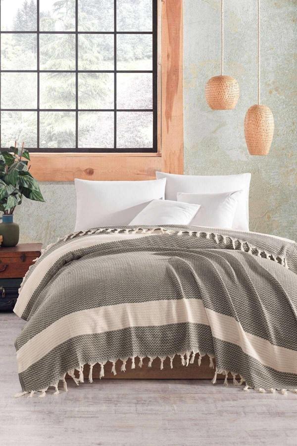 Çift Kişilik Yatak Pikesi Luna Yeşil 200 x 230 Cm - Image 1
