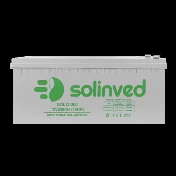 Solinved 12v 200Ah Jel Akü - Image 1