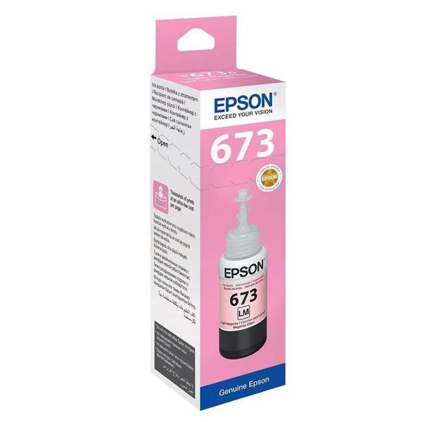 Epson T6736 Light Magenta Açık Kırmızı Şişe Mürekkep T67364A - Image 1