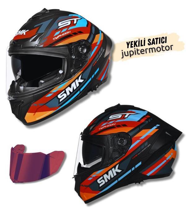 Smk Typhoon-S01 Sports Tourer  Kapalı Kask MA672 - Image 1