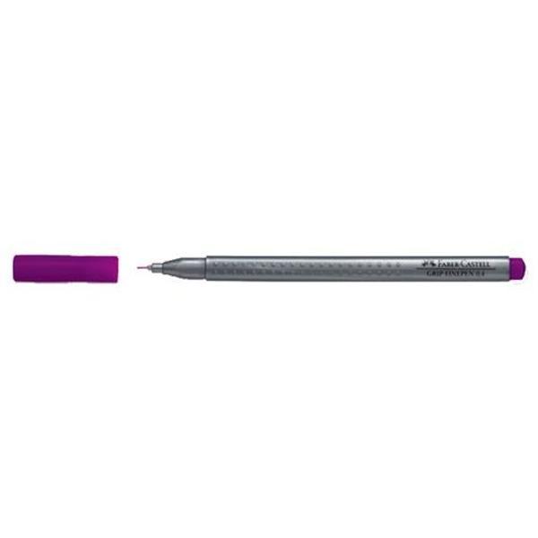 Faber Castell Renkli Kalem Grip Finepen 0,4 Mor 6378 - 2 adet - Image 1