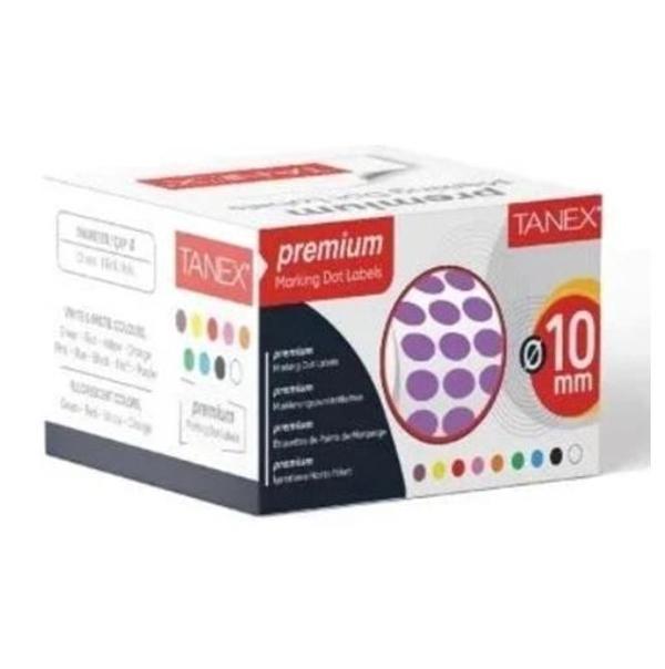 Tanex Nokta Etiket 10Mm 1cm 5000Li Mor - 2 adet - Image 1