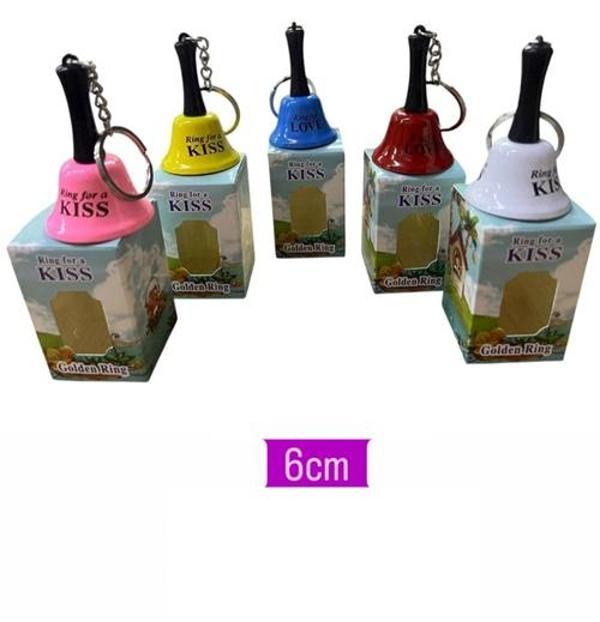 Kiss Mini Çan Zil Anahtarlık 6cm - 2 adet - Image 1