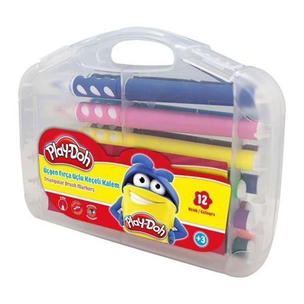 Play-Doh Keçeli Kalem Üçgen Fırça Uçlu 12Li - 2 adet - Image 1