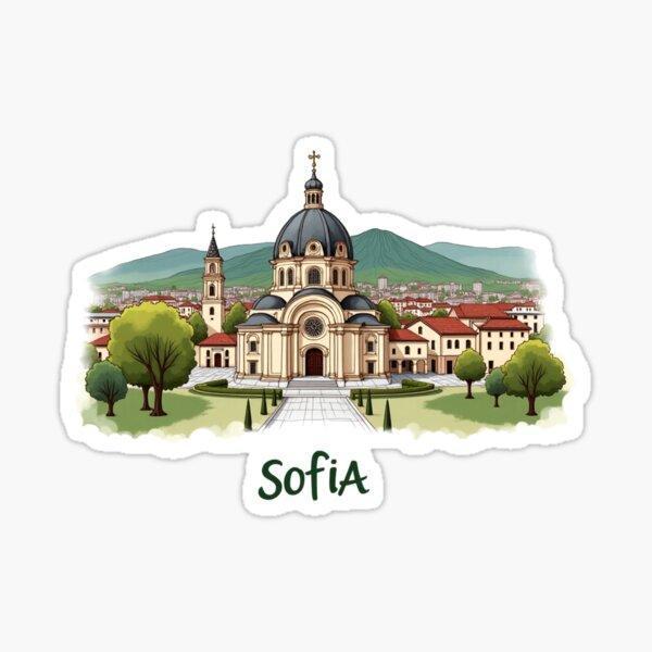 Sofya Bulgaristan Çıkartması Araba Sticker Etiket 19CM - Image 1