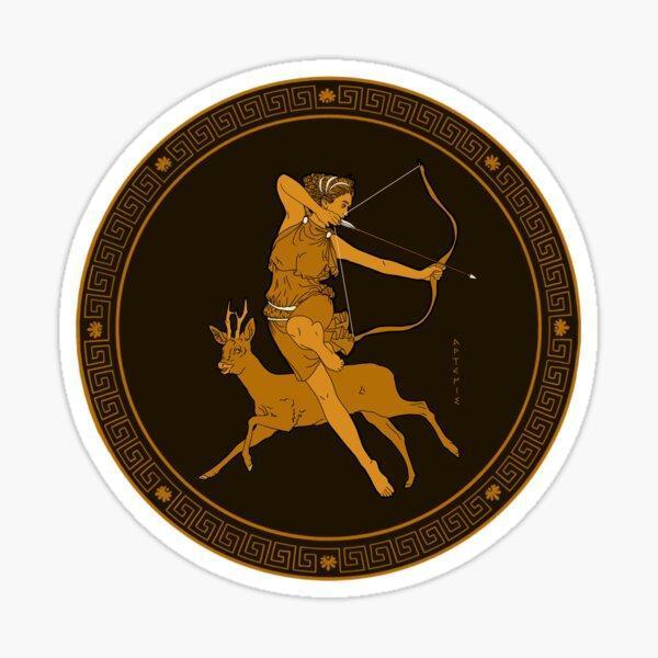 Artemis Medallion Sticker Etiket yapıştırma 19CM - Image 1