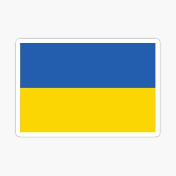 Ukrayna Ukraine Bayrak sticker 19 cm Model2 - Image 1