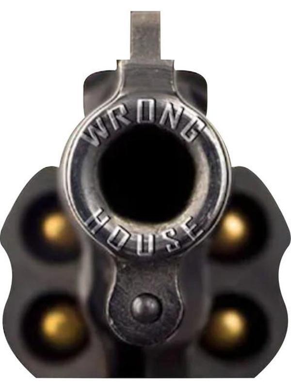 Wrong House Yanlış Ev Sticker Yapıştırma Etiket 19CM - Image 1