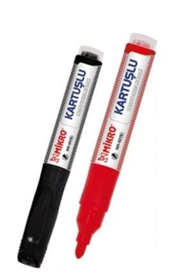Mikro Kartuşlu Tahta Kalem Kırmızı - 3 adet - Image 1