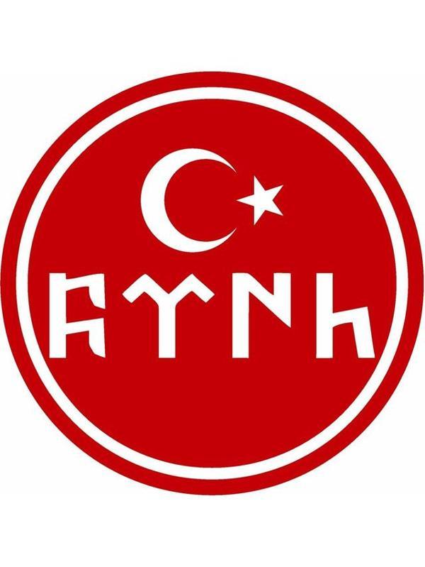Göktürkçe Türk Sticker Araba Oto Motosiklet Karavan 14CM 2 Adet - Image 1