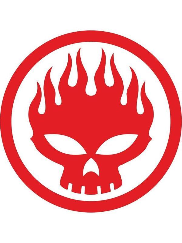 Kurukafa Kuru Kafa Sticker Kırmzı Renk 17 CM - Image 1