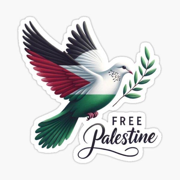 Özgür Filistin Gazze Güvercini Çıkartması Araba Sticker Etiket - Image 1