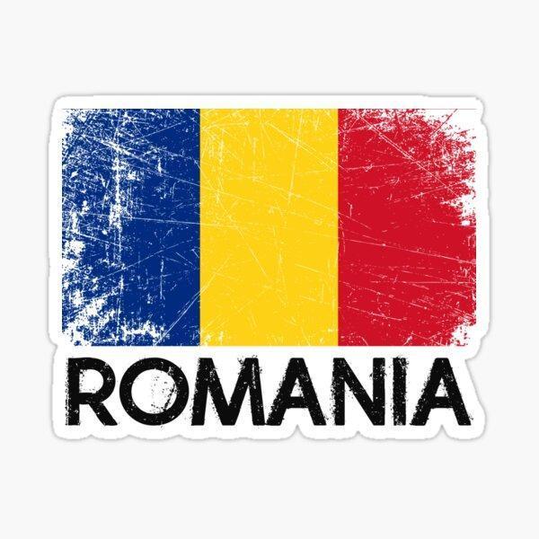 Romanya Bayrak Design Araba Sticker Etiket 19Cm - Image 1