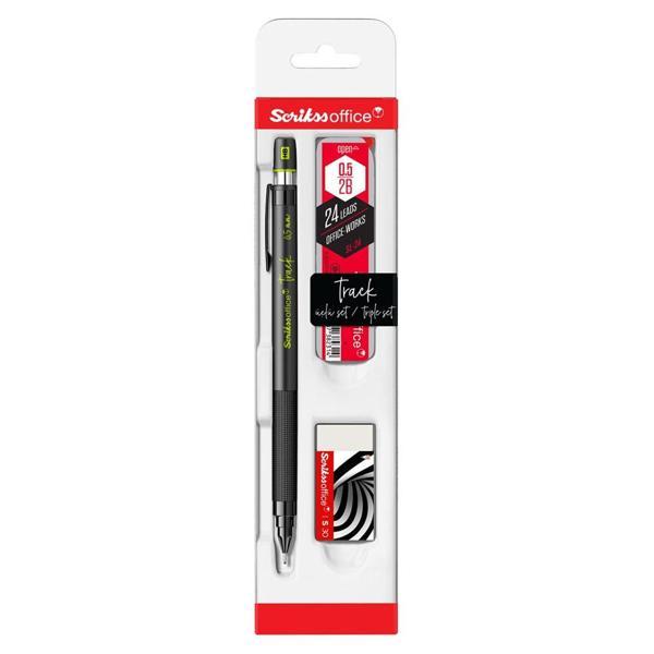 Scrikss Track 3'lü Set Mekanik Kurşun Kalem 0.5 mm Yeşil - Image 1
