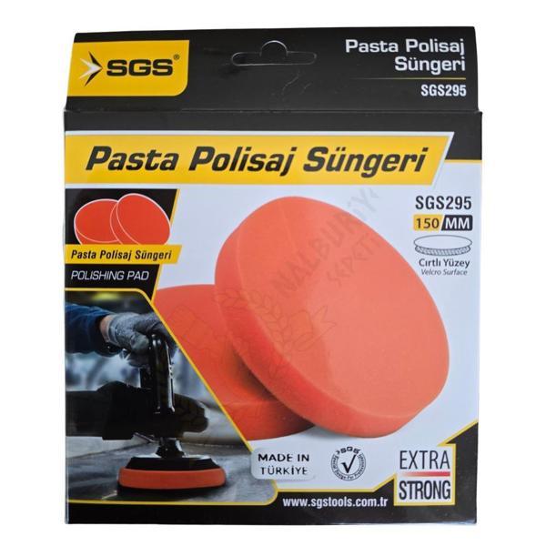 SGS Cırtlı Polisaj Süngeri - 150 mm. - 1 Adet - Image 1