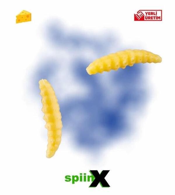 SPIINX LARVA SİLİKON YEM 35MM 14LÜ PEYNİR AROMALI RENK: CHESEE - Image 1