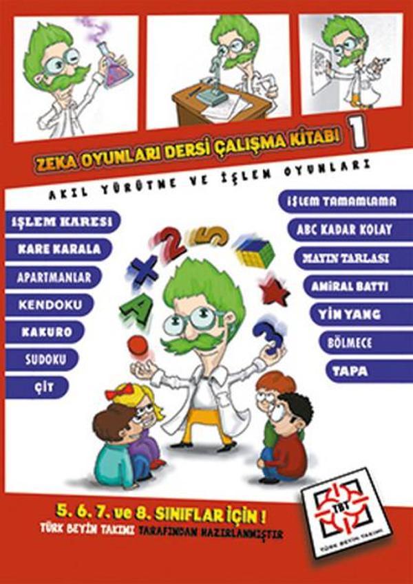 Zeka Oyunları Çalışma Kitabı 1 - Akıl Oyunları Kitaplığı - Image 1