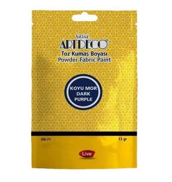Artdeco Toz Kumaş Boyası 13Gr Koyu Mor - 2 adet - Image 1