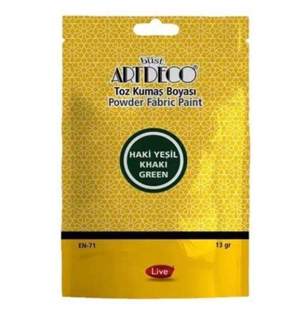 Artdeco Toz Kumaş Boyası 13Gr Haki Yeşil - 2 adet - Image 1