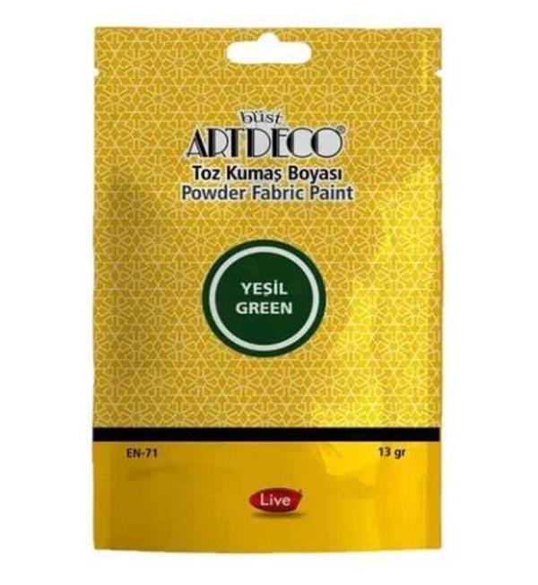 Artdeco Toz Kumaş Boyası 13Gr Yeşil - 2 adet - Image 1