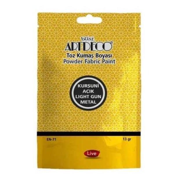Artdeco Toz Kumaş Boyası 13Gr Gri Kurşuni Açık - 2 adet - Image 1
