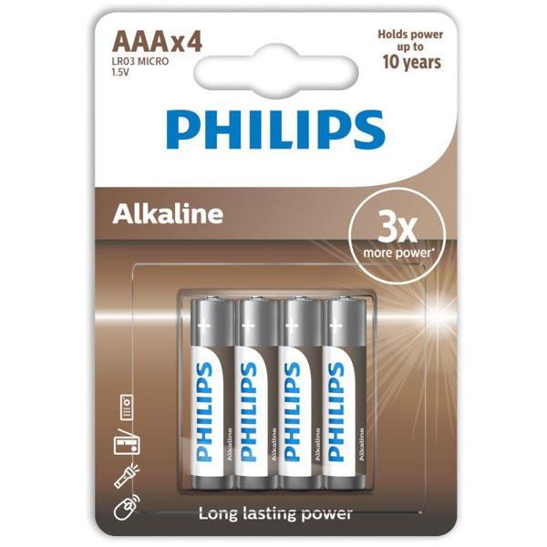 Philips İnce Kalem Pil AAA 4Lü - Image 1