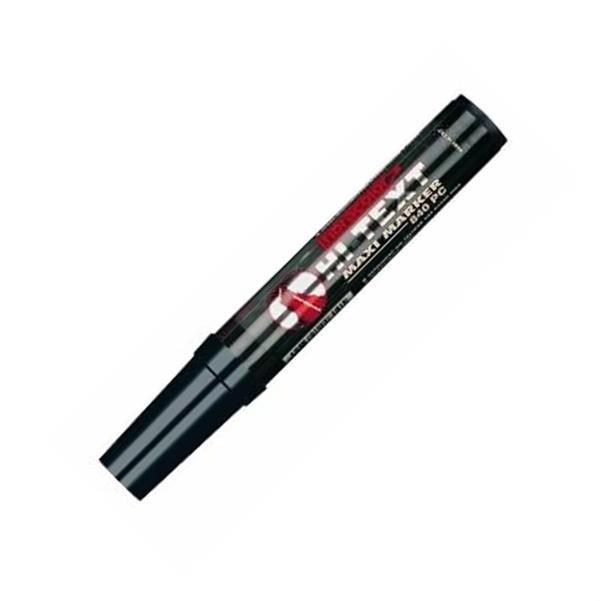 Hi-Text Maxi Marker Kesik Uç Kırmızı - 3 adet - Image 1