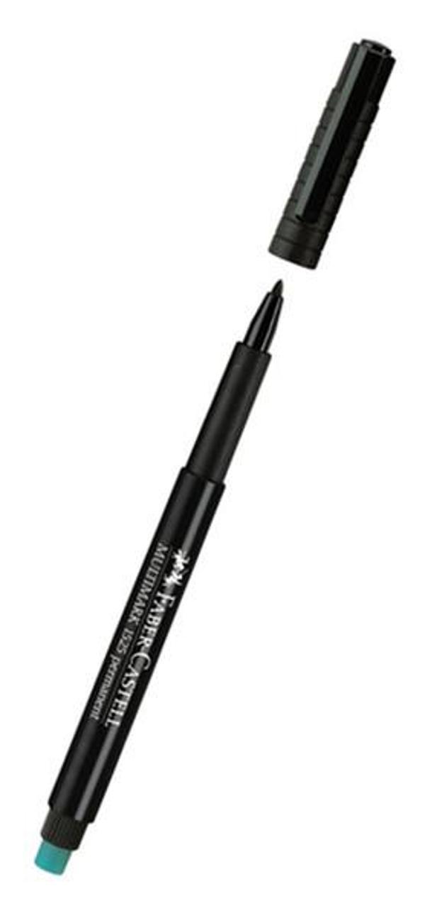 Faber Castell 1525 Permanent Kalem - Asetat Kalemi M Siyah - 3 adet - Image 1