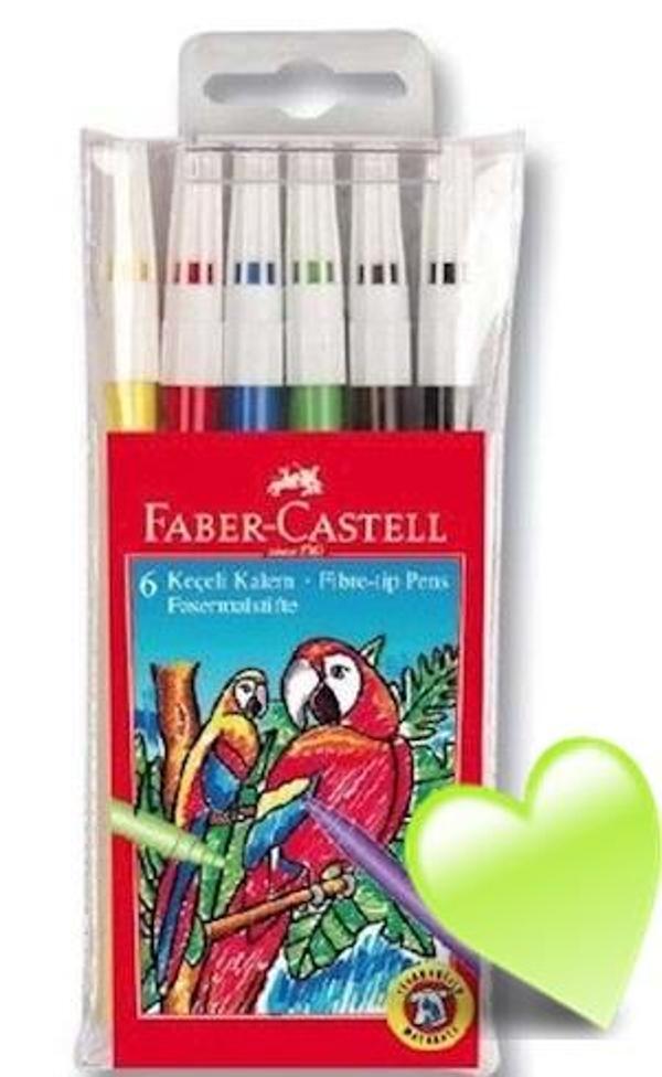 Faber Castell Keçeli Kalem 6Lı - 3 paket - Image 1