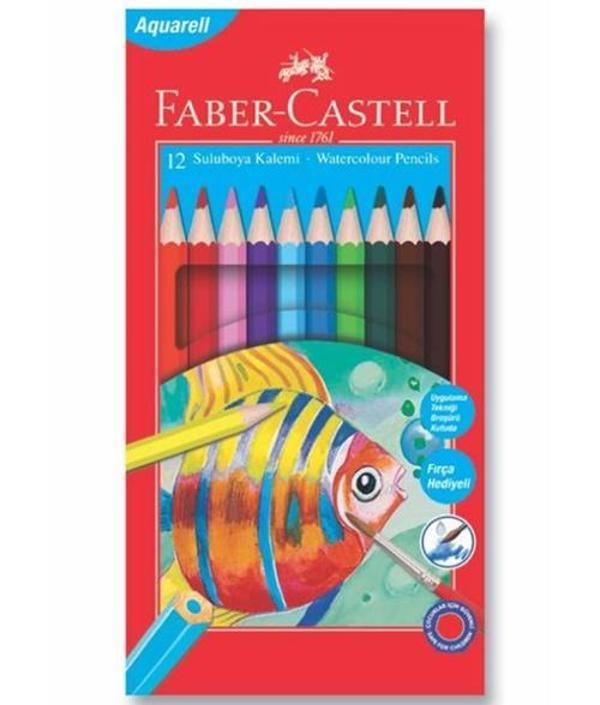 Faber Castell Suluboya Kalemi 12Li - 2 adet - Image 1