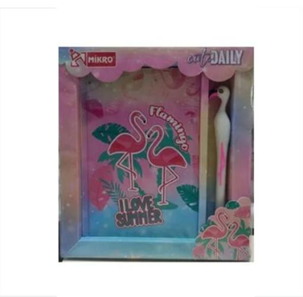 Mikro Flamingo Hatıra Defteri Kalemli Kutulu Md-135 - 2 adet - Image 1
