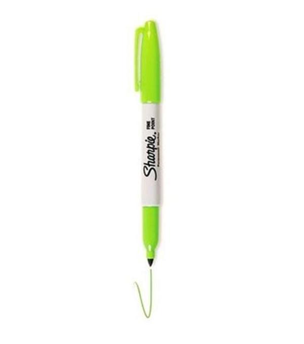 Sharpie Fine Permanent Markör Kalem Yeşil - 2 adet - Image 1
